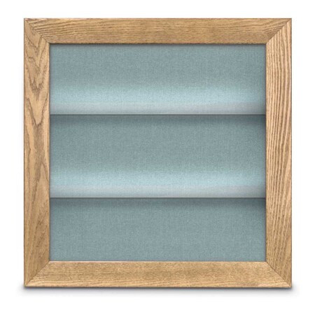 United Visual Products Outdoor Enclosed Combo Board, 42"x32", Gold Frame/Grey & Medium Grey UVCB4232ODG-GREY-MEDGRY